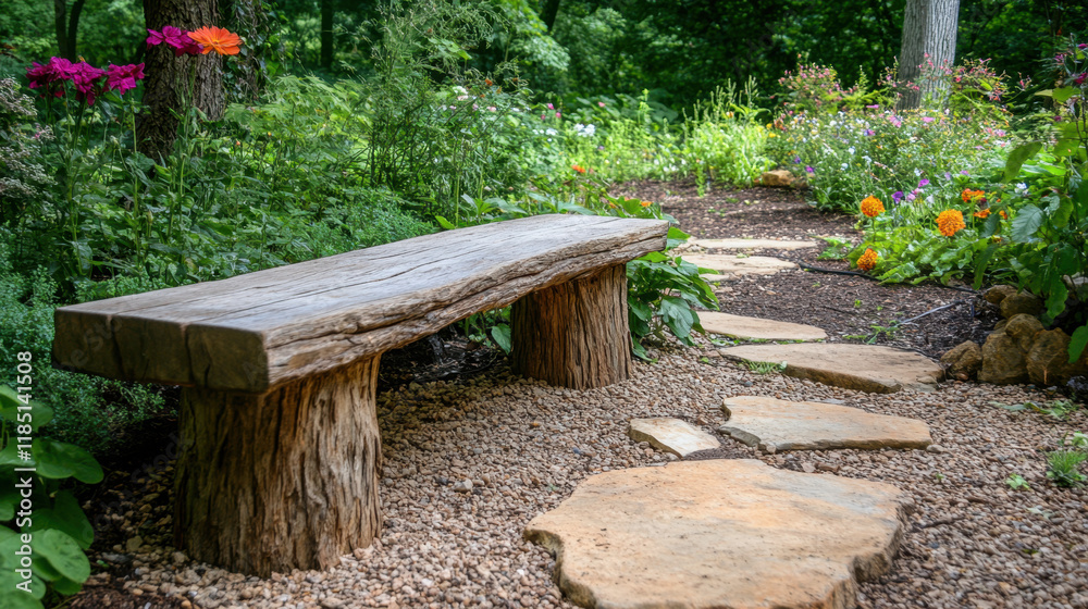 Truncated, A rustic bench made from a truncated tree trunk, showcasing natural wood texture and design, perfect for outdoor decor and garden aesthetics. Truncated, A rustic bench made from a truncated tree trunk, showcasing natural wood texture and design, perfect for outdoor decor and garden aesthetics.