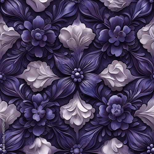 seamless abstract floral background