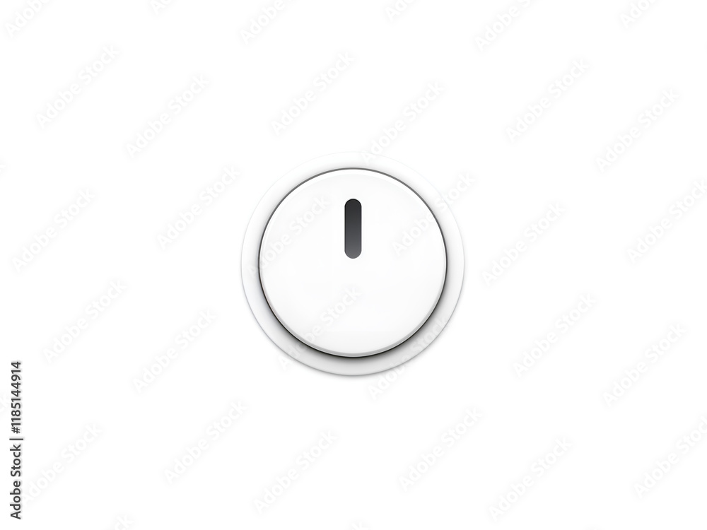 A minimalistic toggle power switch with clean lines and a simple design. Ideal for interface, design, or energy themes. Generative AI A minimalistic toggle power switch with clean lines and a simple design. Ideal for interface, design, or energy themes. Generative AI