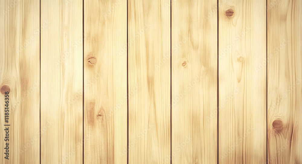 Fototapeta premium Light wooden background with natural wood grain texture for design and decoration