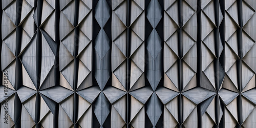 Geometric seamless steel mesh grid pattern for modern architecture  perfect for wall  window  or door design