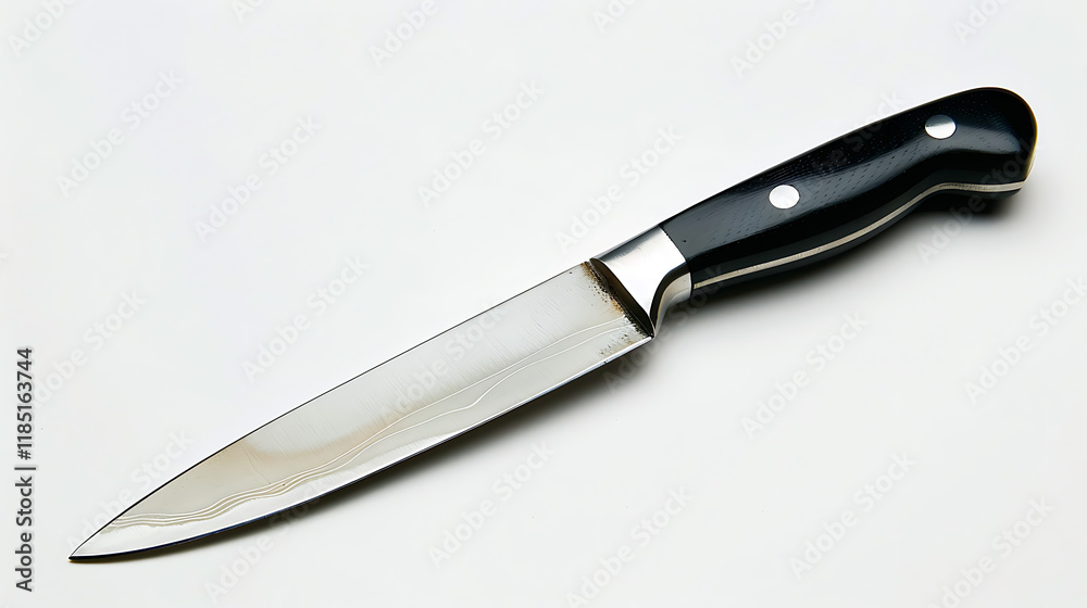 sharp steak knife with black handle isolated on white background ideal for high-quality steak cutting and professional kitchen tools
sharp steak knife with black handle isolated on white background ideal for high-quality steak cutting and professional kitchen tools