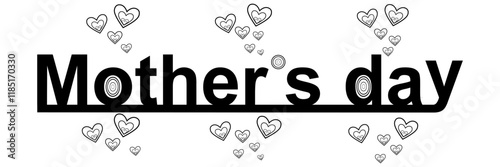 illustration  background  text mother day