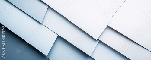 Abstract background showing overlapping white sheets creating geometric shapes