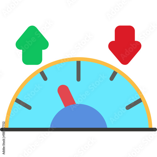 Speed bandwidth Icon