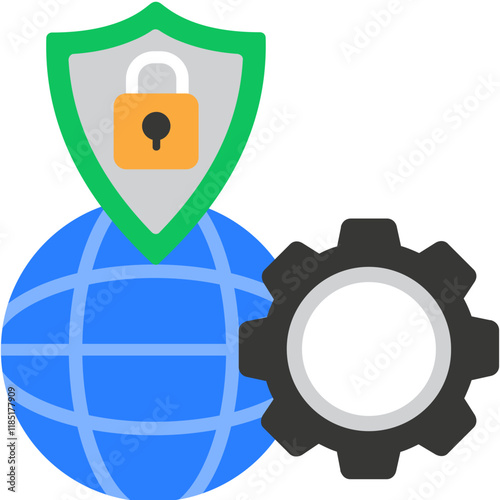 Network protection Icon