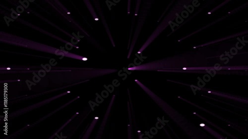 animated glowing particles black background