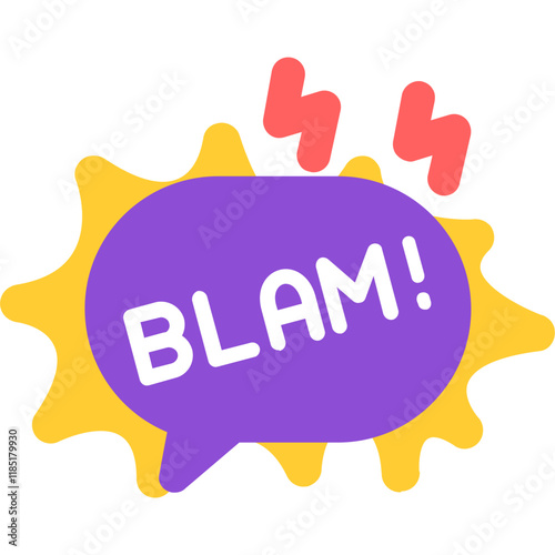 Blam Sticker Icon