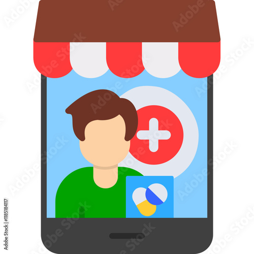 Online pharmacy Icon