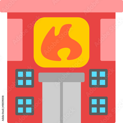Fire Station Icon