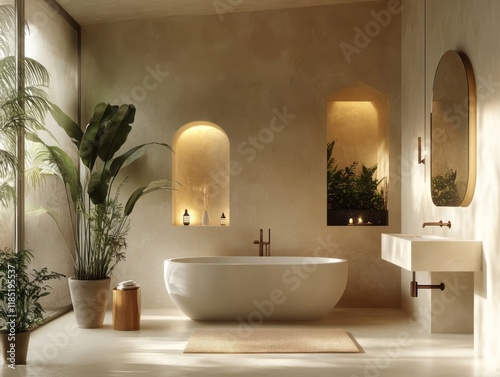Serene Minimalist Bathroom ...