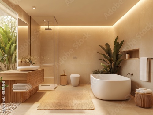 Modern Minimalist Bathroom ...