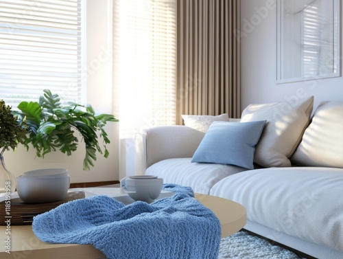 Modern Living Room Interior...