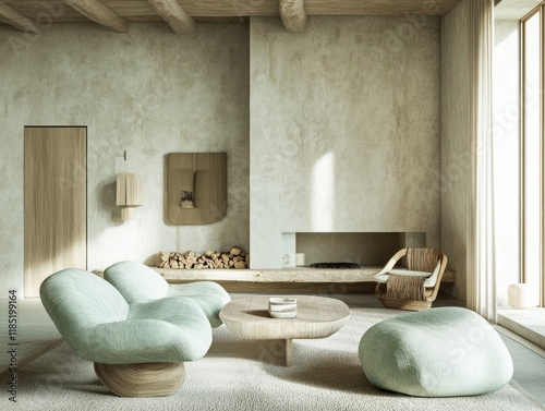 Modern Minimalist Living Ro...