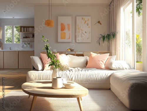 Modern Minimalist Living Ro...
