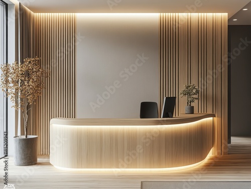 Modern Minimalist Wooden Re...