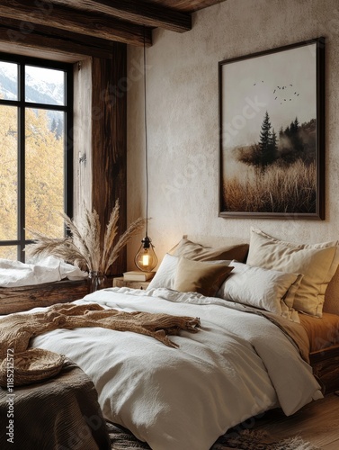 Cozy Autumnal Bedroom With ...