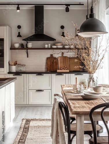Modern Farmhouse Kitchen Di...