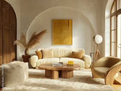 Modern Living Room Decor Wi...