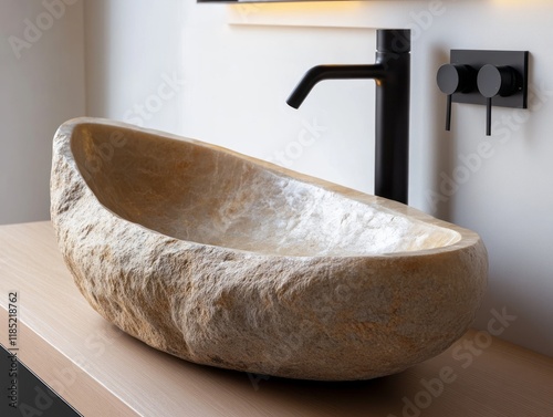 Modern Stone Vessel Sink Wi...