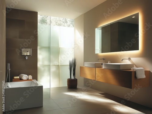 Modern Minimalist Bathroom ...
