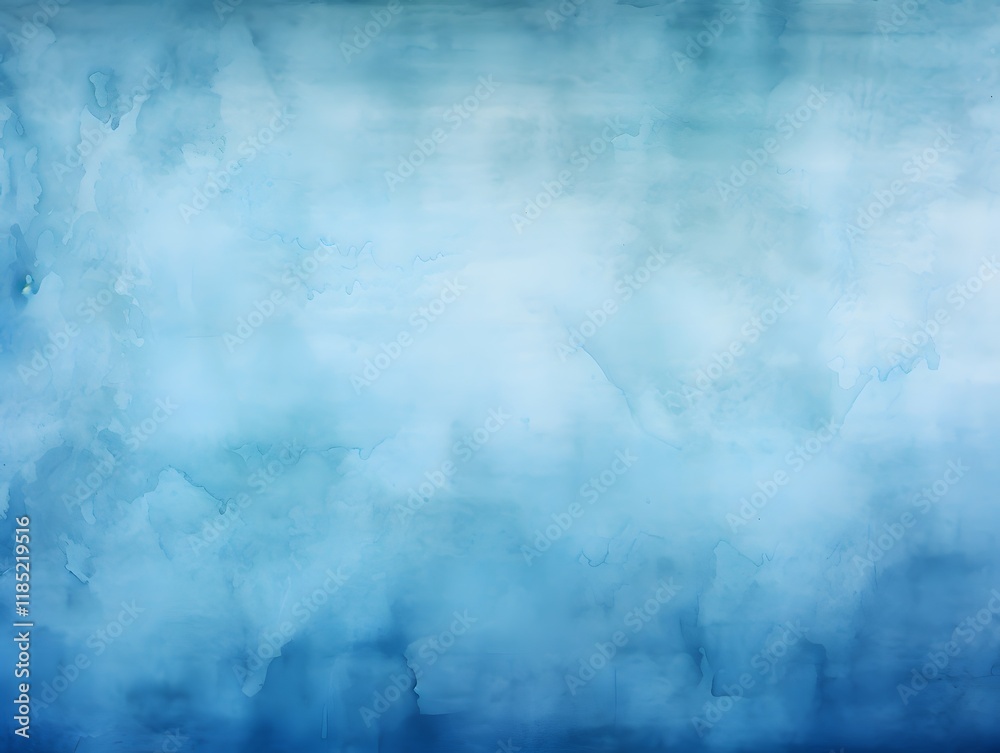 Fototapeta premium Abstract Blue Watercolor Texture