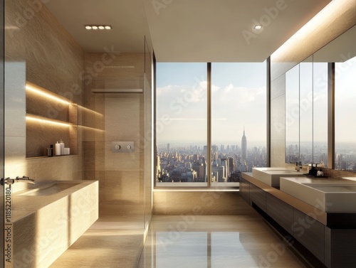 Luxurious Modern Bathroom W...
