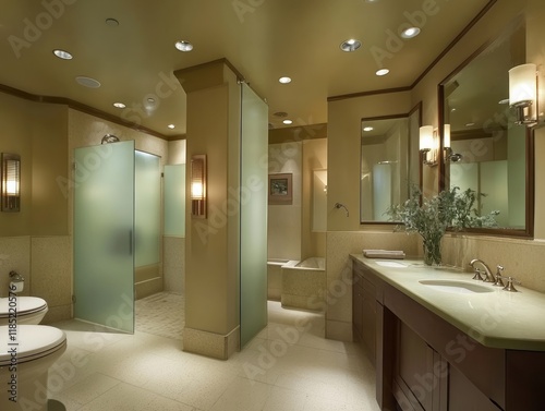 Luxurious Modern Bathroom I...