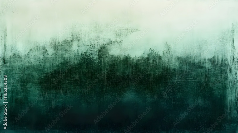 Fototapeta premium Abstract Green Gradient Painting
