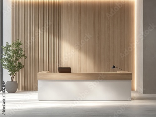 Modern Minimalist Office Re...