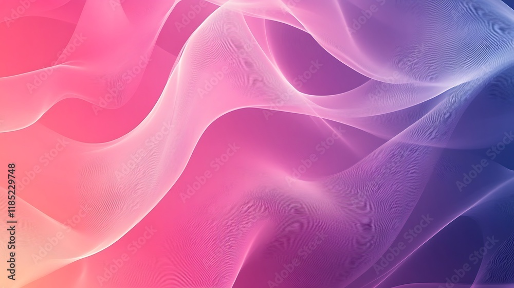 Obraz premium Abstract Pink Purple Wave Background Design
