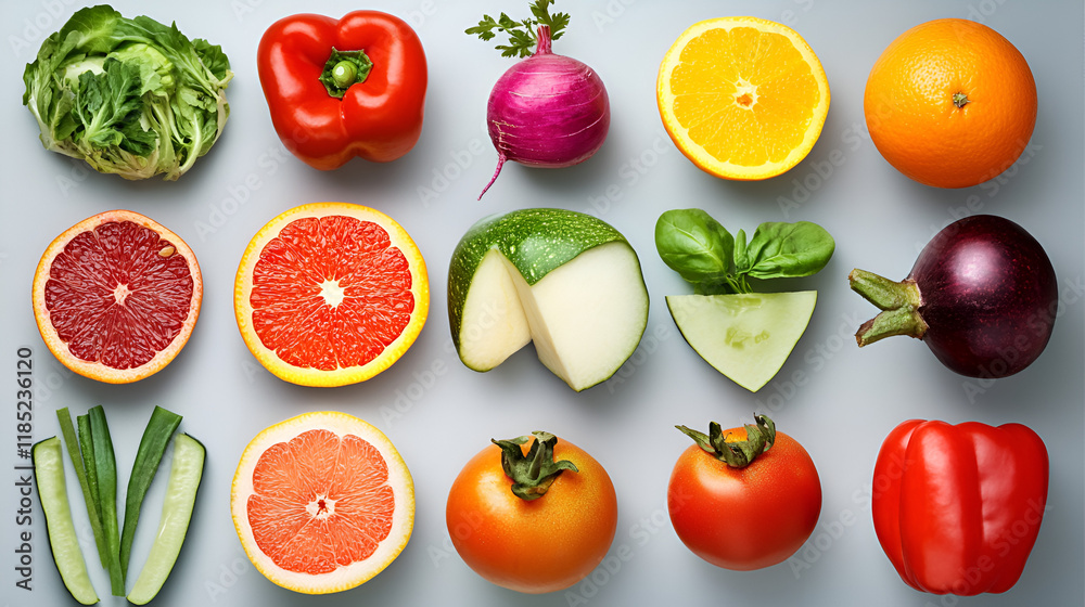 close-up of fresh vibrant colors vegentables.ai generative close-up of fresh vibrant colors vegentables.ai generative