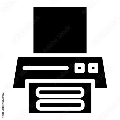 Printer Web Design Glyph Icon