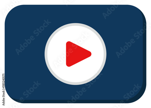 Free Download Play video button vector icon isolated on white background. - GFXLoad