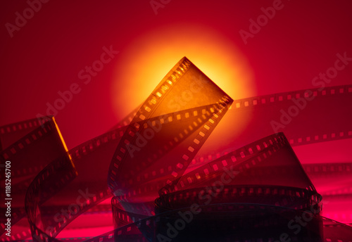real film for color cinematographic background