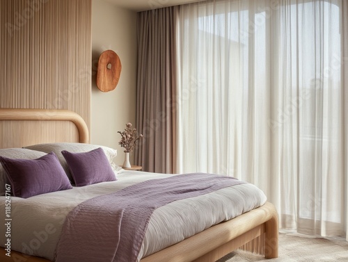 Serene Minimalist Bedroom W...