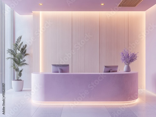 Modern Pastel Reception Des...