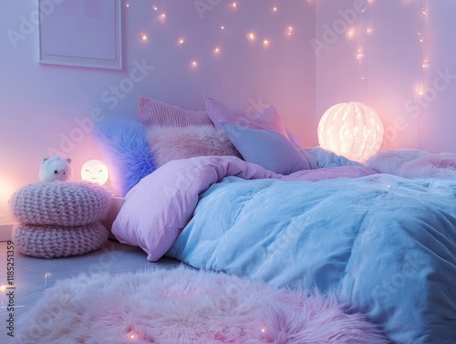 Serene Girls Bedroom Decora...
