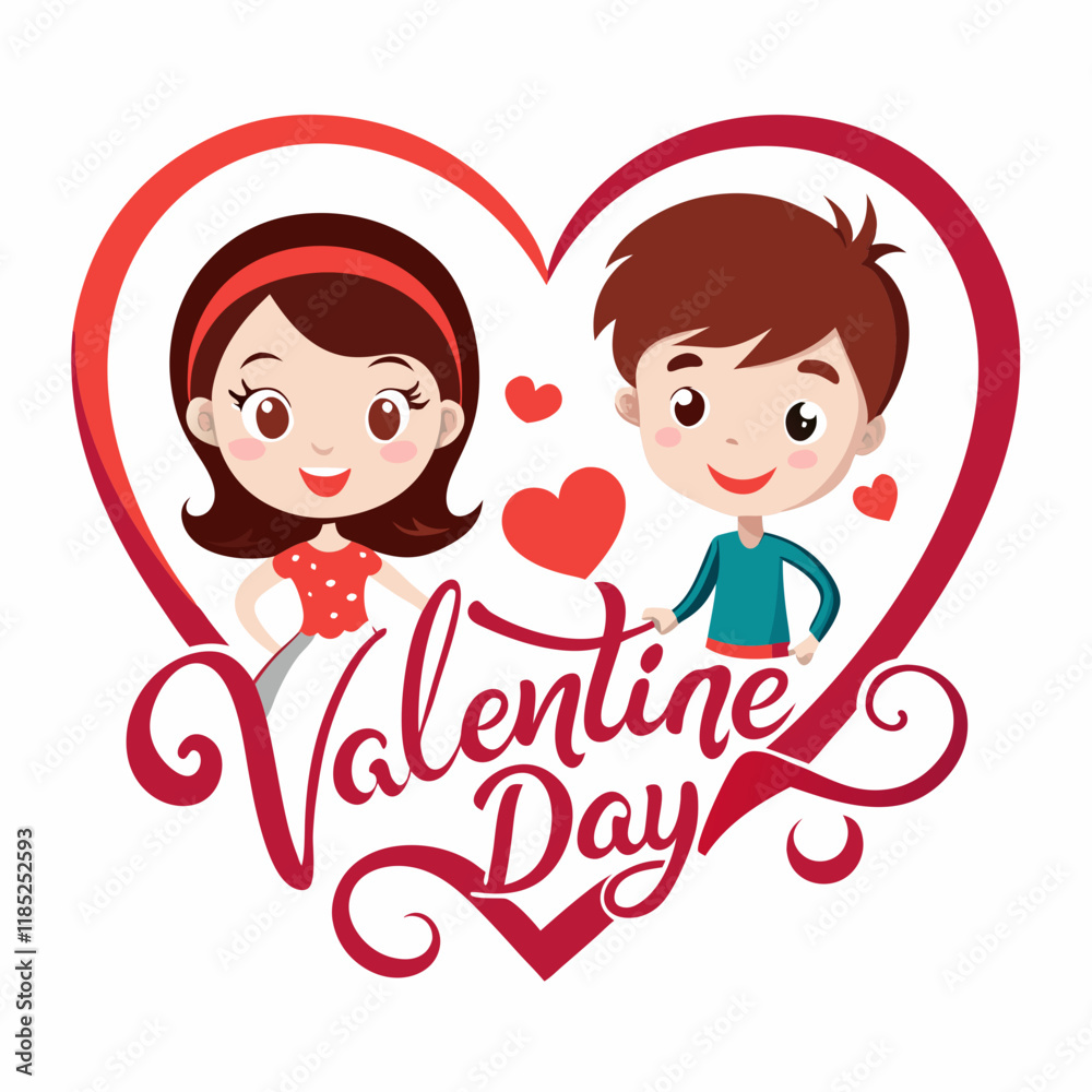 Happy Valentine's Day Vector Happy Valentine's Day Vector