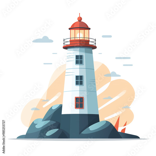 Lighthouse Illustration photo