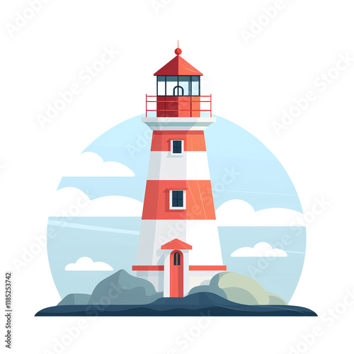 Lighthouse Illustration photo