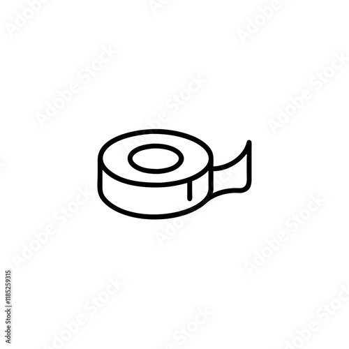 tape icon on transparent background
