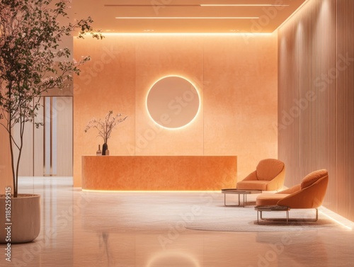 Modern Lobby Reception Area...