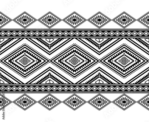 geometric american indian patterns, navajo and aztec, ethnic ornament for textile decorative ornament vector.