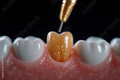 Implanting a Strong Bite: A Dental Model of Molar Tooth for Dental Implantation and Surgery photo