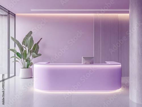 Modern Lavender Reception D...