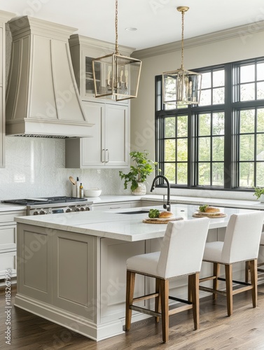 Elegant Kitchen Island With...