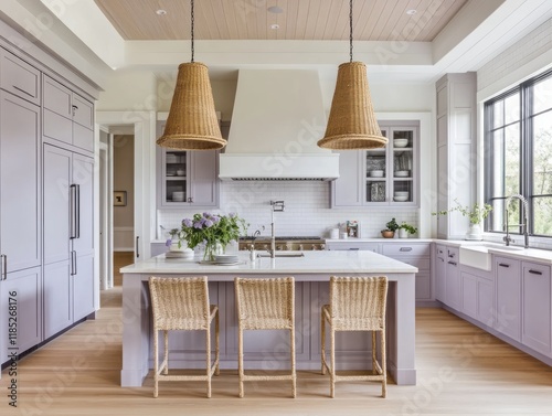 Elegant Lavender Kitchen Is...