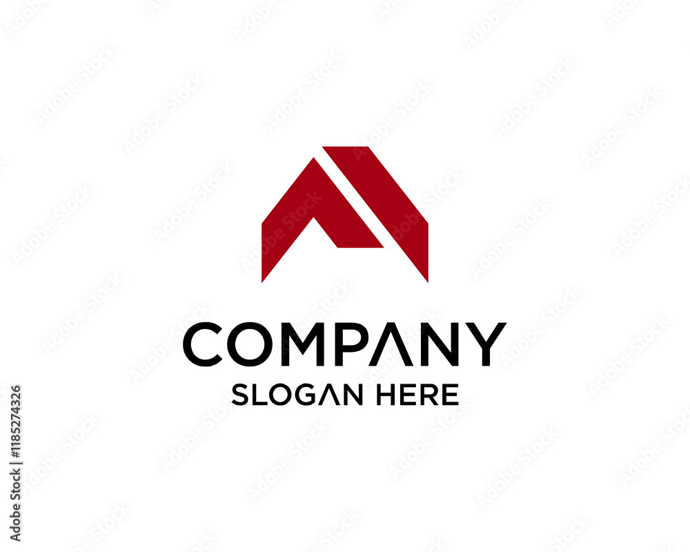 Abstract AF initials logo