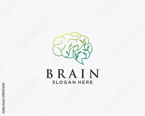 Leaf brain logo